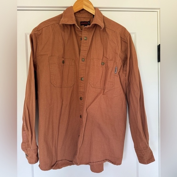 Wolverine Heavy Duty Work Shirt / Snap Front/ Pockets / Large - Picture 1 of 11